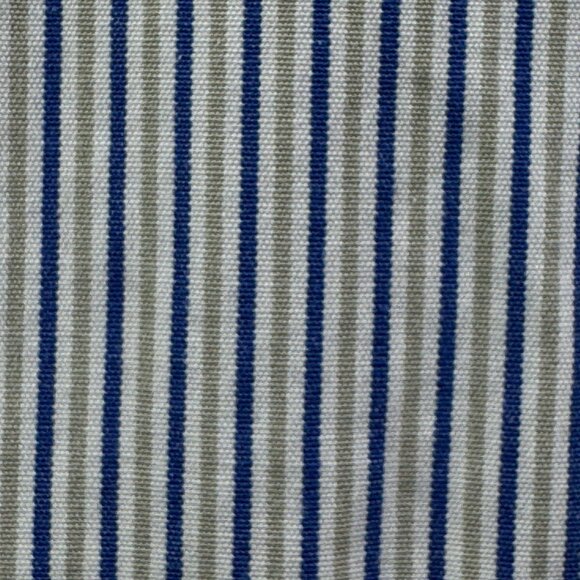 Brooks Brothers Casual Long Sleeve Button Up Shirt Striped Blue Beige 16 30/31 - Picture 12 of 13